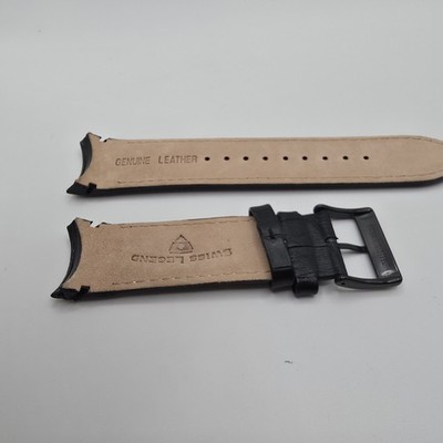 Swiss Legend Traveler Watch Strap Band Leather Black 26mm | eBay