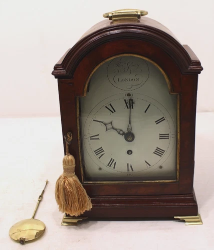 Antique George III Fusee Bracket Clock, Fully Serviced