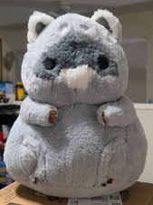 Fluff Nest PuffPals Ricky the Raccoon Plush DISCONTIUNED - RARE 14" HEIGHT - EUC