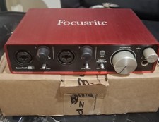 Focusrite Scarlett 2i2 2nd Gen USB Audio Interface with USB Cable No Box