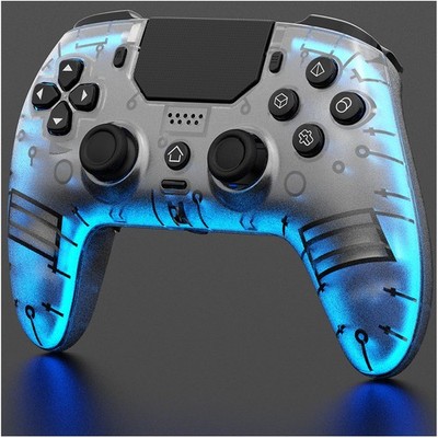 BETMI LED Wireless Gamepad PS5 PC Steam Hall Joysticks Back Buttons Turbo White