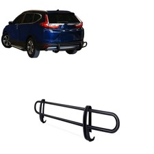 Black Horse Rear Bumper Guard Double Tube Black Fit 2017-2025 Honda Cr-v