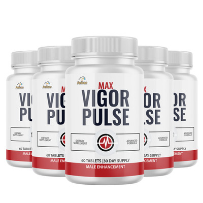 Vigor Pulse- Men's Health & Bodybuilding- 5 Bottles- 300 Tablets