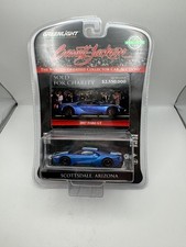GREENLIGHT 1/64 BARRETT JACKSON SCOTTSDALE, AZ 2017 FORD GT BLUE