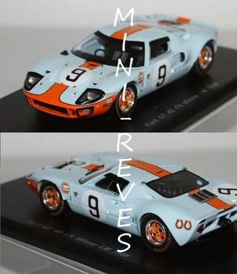Spark Ford GT40 n°9 Winner 24h du Mans 1968 1/43 43LM68 0726 - Photo 1/2