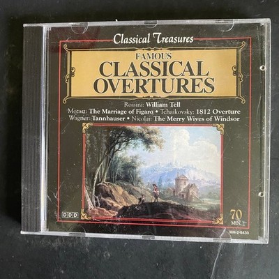 Famous Classical Overtures CD 1993 DDD Madacy Music Group Classical Treasures