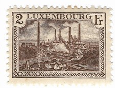 Luxembourg, 1921 - YT 133 / Mi 135- Livraison 0€ dès 5 lots groupés