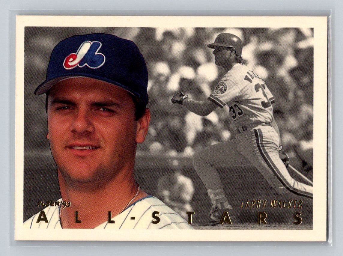 1993 Fleer #6 Larry Walker All-Stars (Series One National League)