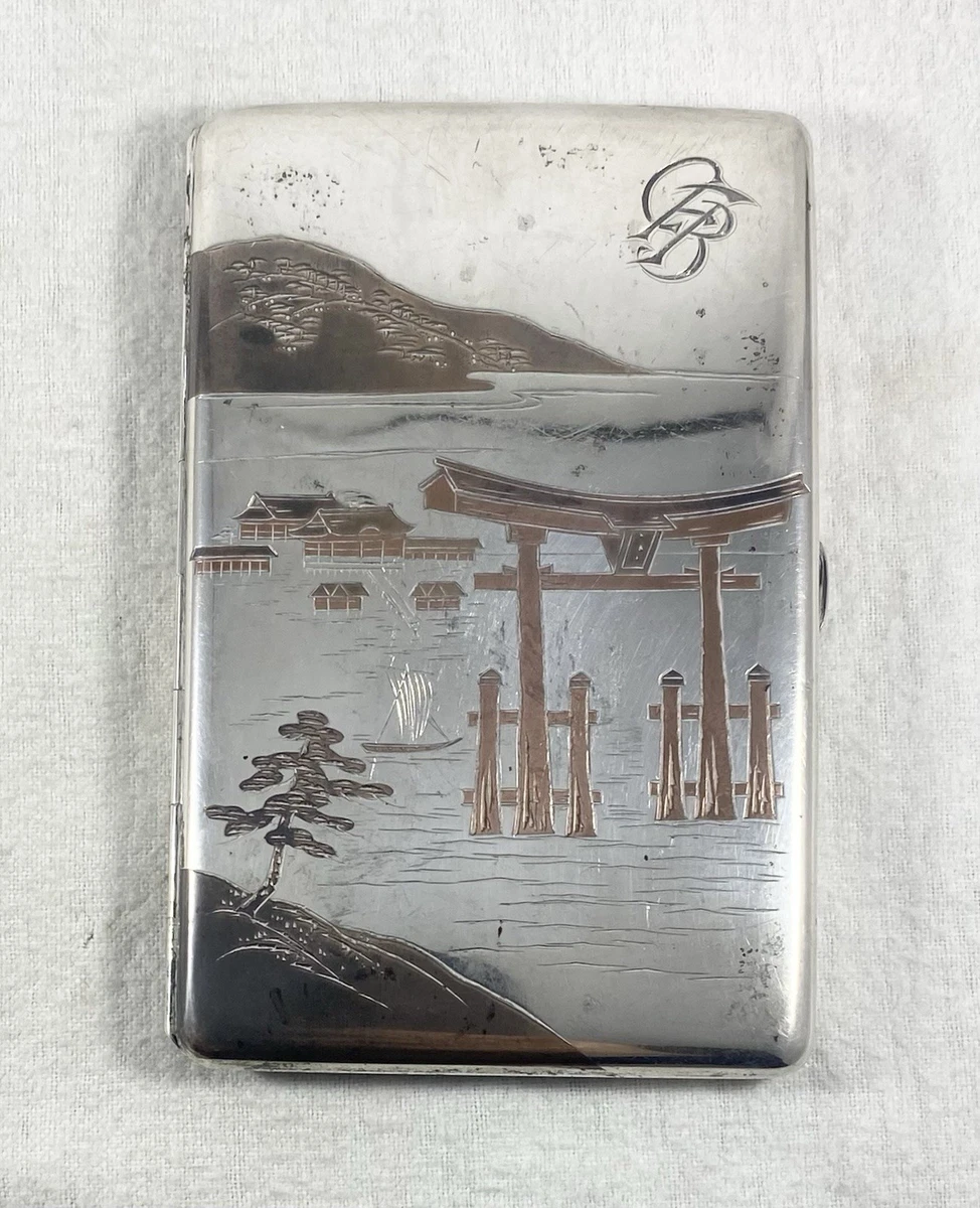日本年美国纯银香烟盒、火柴盒| eBay