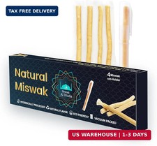 Pack of 4 Miswak Sticks Natural Toothbrush for Teeth Whitening Oral Health  F