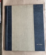 Vintage Hardcover Art Portfolio Folder Mary V Espinola Boston Art Teacher 1940  s