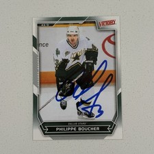 2007-08 Victory Philippe Boucher #183 Auto Autograph Signed Dallas Stars