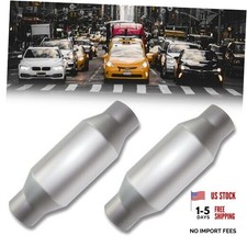2PCS 2.5" Inlet/Outlet Direct-Fit Catalytic 2.25 Inch 2pcs Catalytic Convert