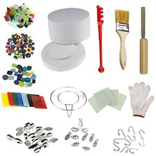Professional Large Microwave Kiln Kit 14pcs Set For DIY Jewelry Glass Fusing ...
