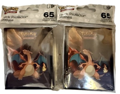 2x  (65ct) Packs of ULTRA PRO CHARIZARD SCORCHING SUMMIT Deck Protector  sleeves