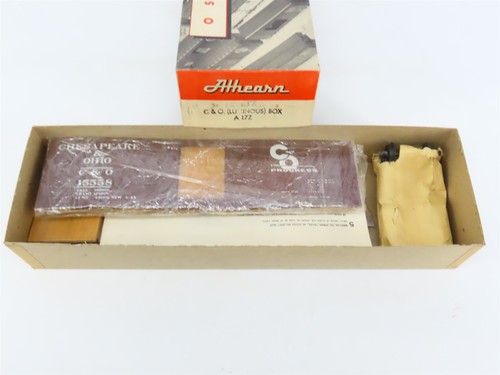Kit Athearn de 2 rieles escala O C&O Chesapeake y Ohio "Progress" 40' coche de caja #15558 | Condition: Used
