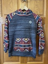 T78 Hooey Aztec Pullover Hoodie Sweatshirt Boys Large