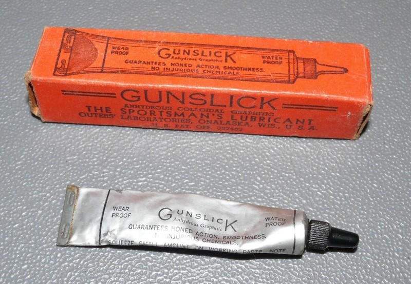 Vintage Gunslick The Sportsman's Lubricant Box & Tube