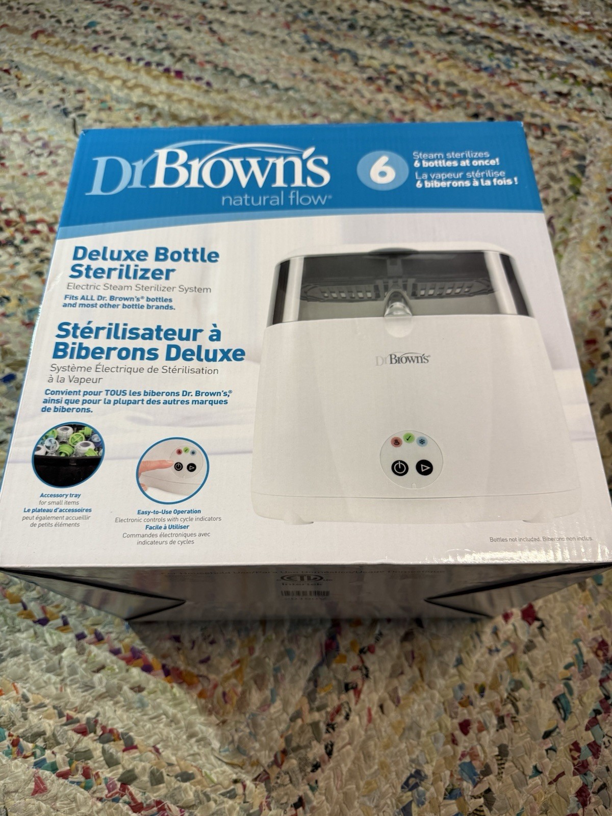 Dr Brown&rsquo;s Deluxe Bottle Sterilizer AC045 White New In Box
