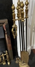 4 Piece Fire Companion Set With Stand