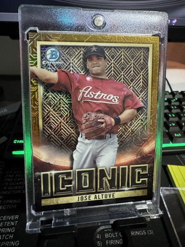 Topps 2023 Bowman Chrome Iconic Jose Altuve BI-15 Serial Numbered /50