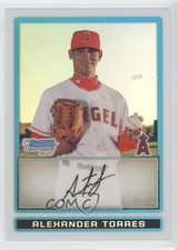 2009 Bowman Chrome Prospects Refractor 343/500 Alex Torres Alexander #BCP143 e5r