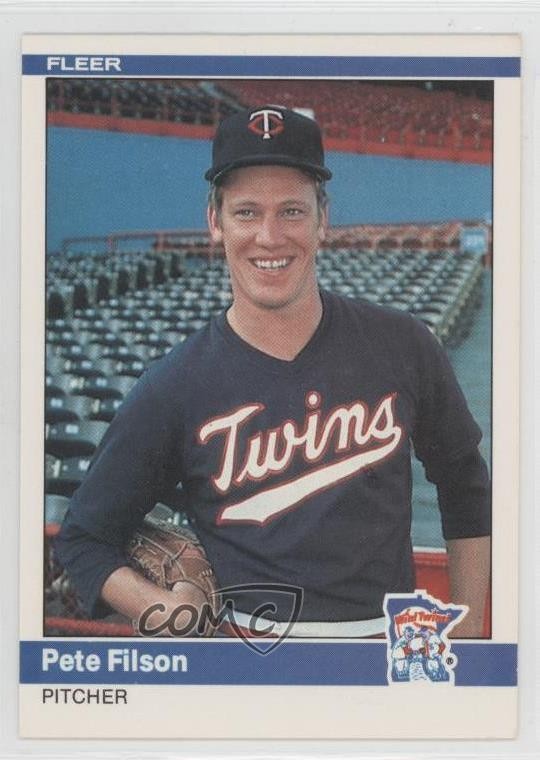 1984 Fleer Pete Filson #564 Rookie RC 0a1