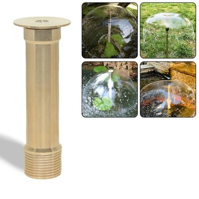 1/2'' DN15 and 3/4'' DN20 Brass Bell Fountain Nozzle Display Mushroom Water Spr...