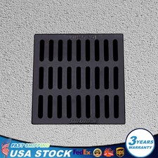 Cast Iron Drain Grate Outdoor Drain Cover Heavy Duty Sewer Cover to Block Debris
