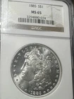 1885 MORGAN SILVER DOLLAR ~ NGC MS 65 ~BEAUTIFUL COIN