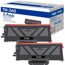 2 PK TN360 Toner Cartridge For Brother TN330 MFC-7340 MFC-7840W HL-2140 HL-2170W