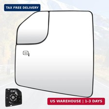 Mirror Glass Fit for Ford F150 2015-2020 Driver Left Side Heated Mirror