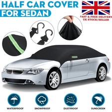 Half Car Cover Top Roof Sun UV/Rain Protection Waterproof Outdoor Universal 190T