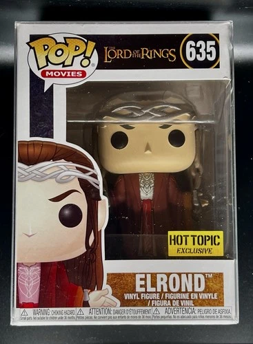 Funko Pop! Vinyl: The Lord of the Rings - Elrond - Hot Topic (Excl) #635 W/ Case
