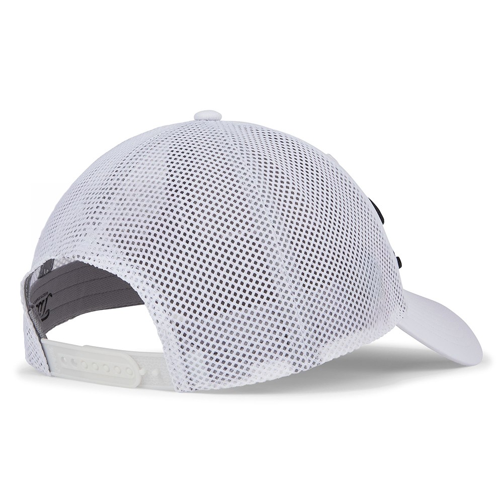 NEW Titleist Tour Performance Mesh NO LOGOS Golf Hat Adjustable - White / Black