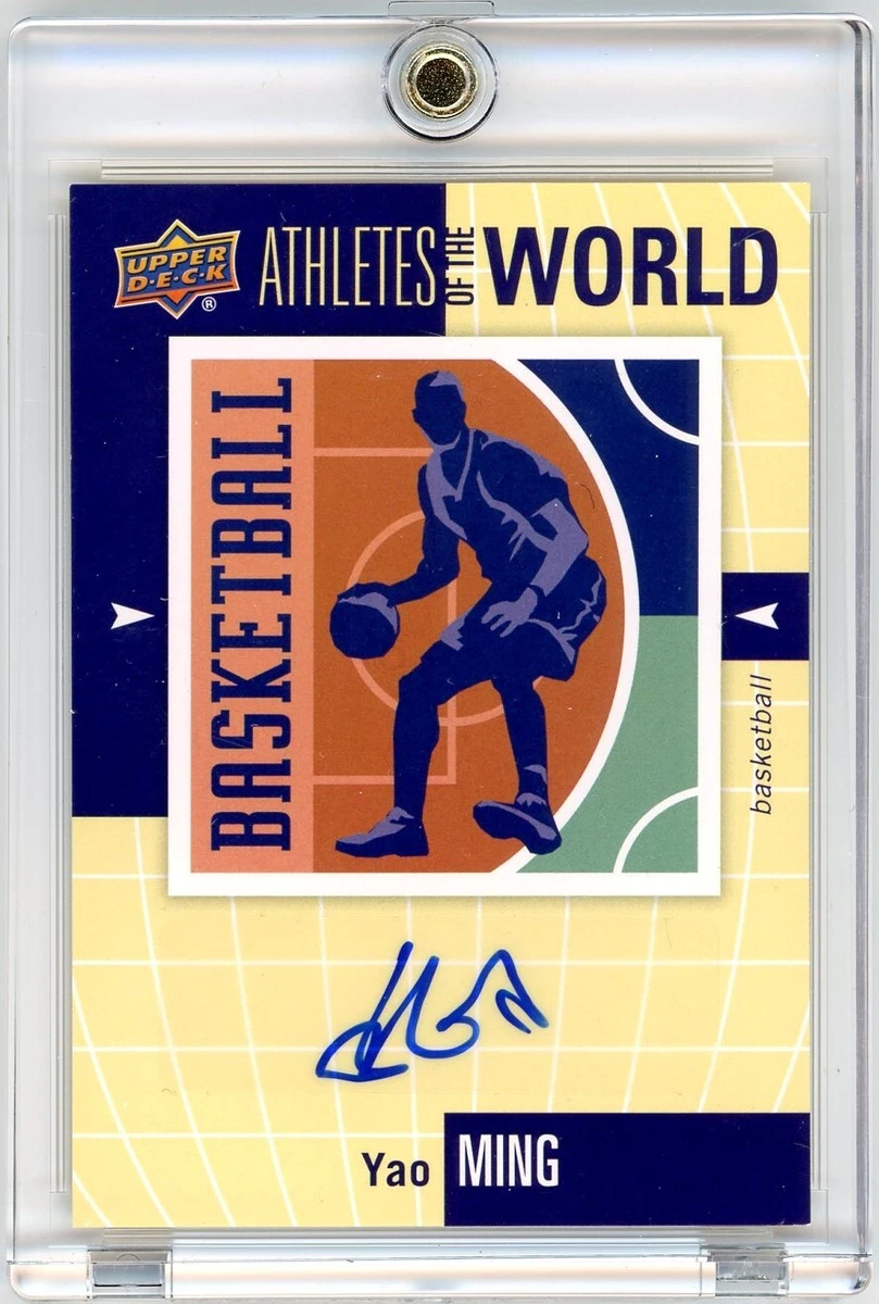 Upper Deck Yao Ming Basketball Autographed Sports Trading Cards