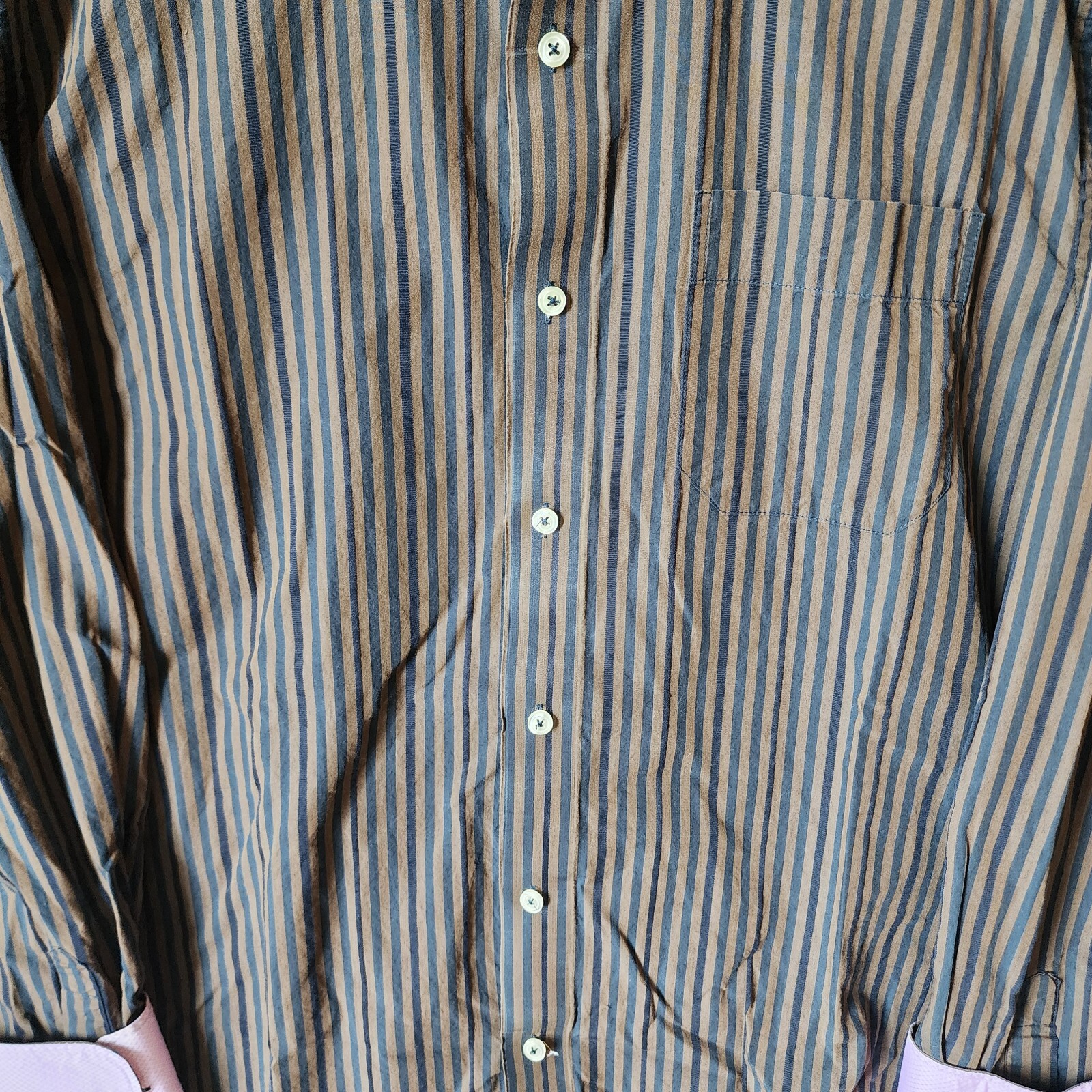 x2 Express Arnold Stuart Striped Button Up Long S… - image 8