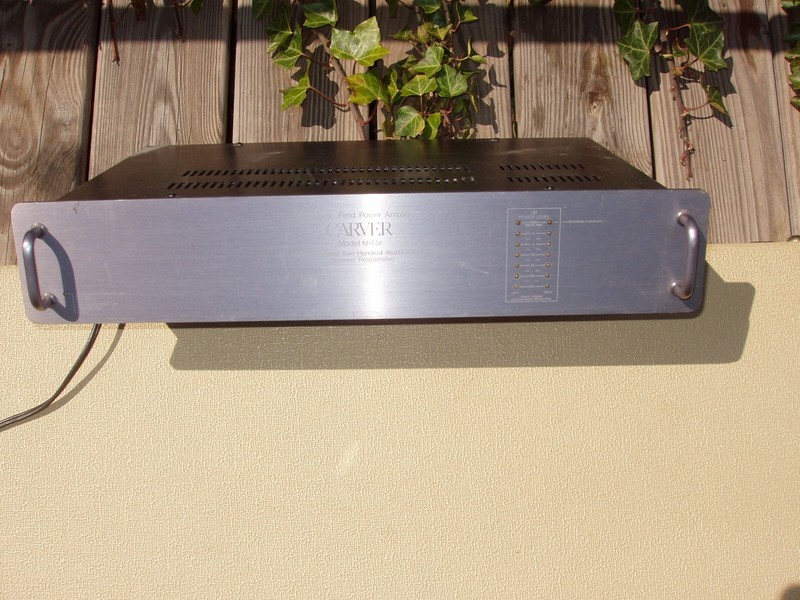 Vintage Carver Model M-1.5 1200 Watt  Stereo Power Amplifier