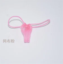 1:6 Pink Mesh Thongs Underwear Clothes For 12" Female Phicen TBL JO Figure Body