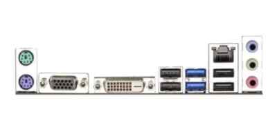 I/O Asrock 960gm / U3s3 Fx Motherboard Backplate IO