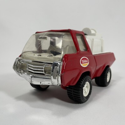 Tonka Red Fire Truck Pump Action Squirts Water 1975 Vintage