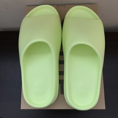 Adidas Yeezy Slide Glow Green - ORIGINAL RELEASE - Mens US Size 12