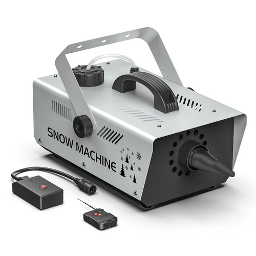 U`King 1500W Schneekanone Effektmaschine Sprühabstand von 10-15M DJ Weihnachten - Bild 6 von 9