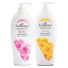 Enchanteur Charming + Romantic Perfumed Body Lotion (500ml + 500ml)