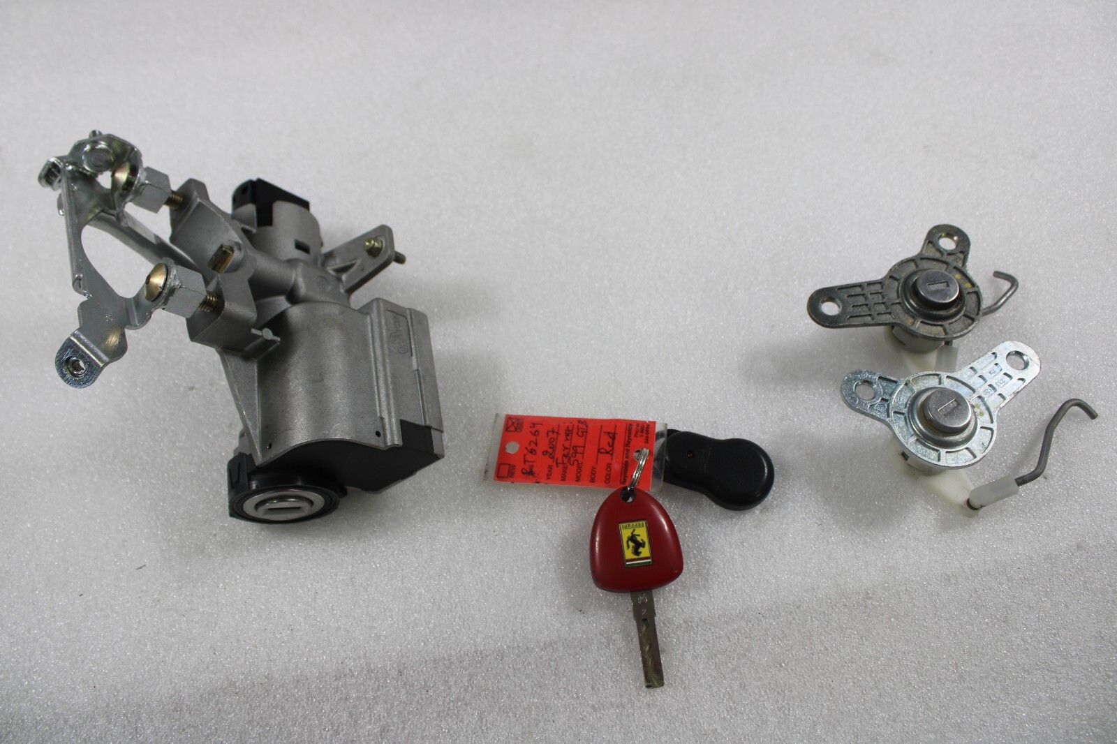 Ferrari 599 GTB, Complete Ignition Switch w/ Key and Door Locks, Used P/N 223867