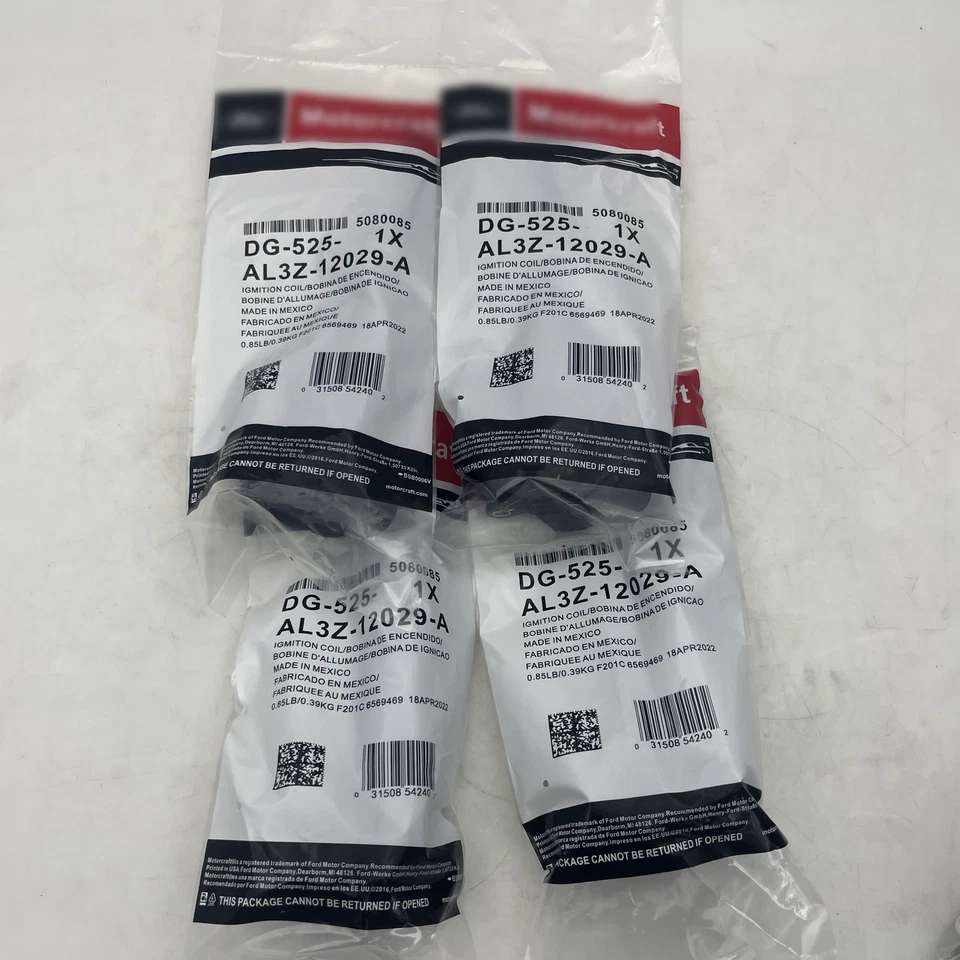 8X Ignition Coils DG525 DG526 For 10-17 Motorcraft Ford F250 F350 AL3Z-12029-A Foto 3 de 4
