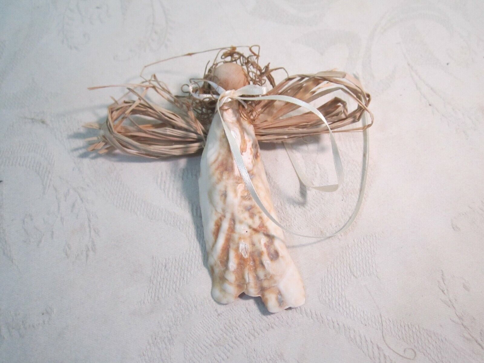 Oyster Sea Shell Angel Hanging Christmas Ornament - Handmade | Ebay