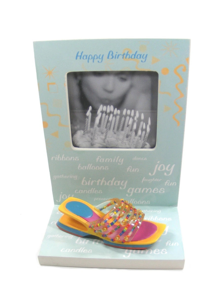 Just the right shoe *Bahama Mama* 27342 Happy Birthday ,mit Bilderrahmen -selten