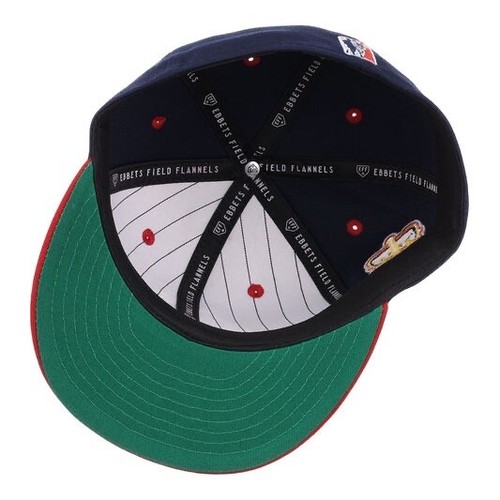 Ebbets Field Flannels Kansas City Monarchs Hat Negro League Blue Red Size 7 1/8 - Picture 15 of 24