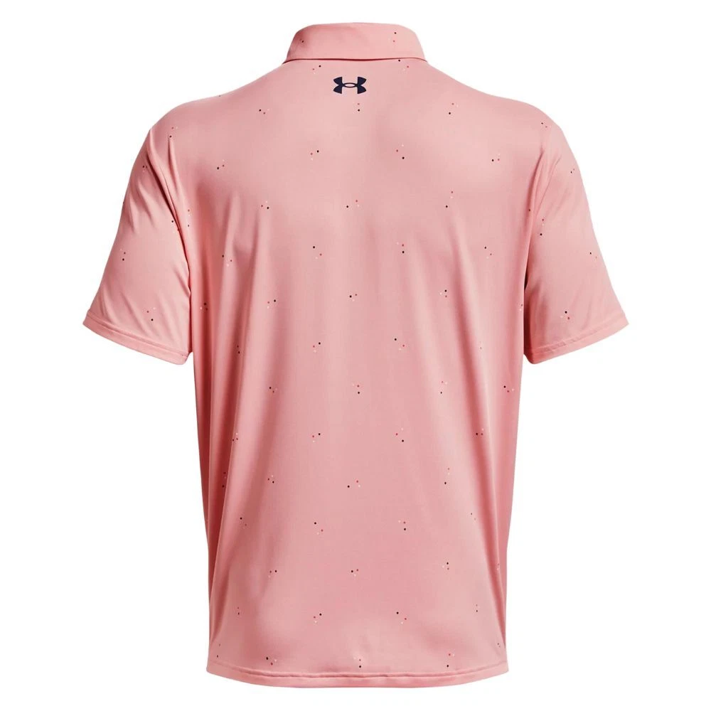 Under Armour Mens UA Playoff 3.0 Printed Polo Golf Shirt - 1378677 